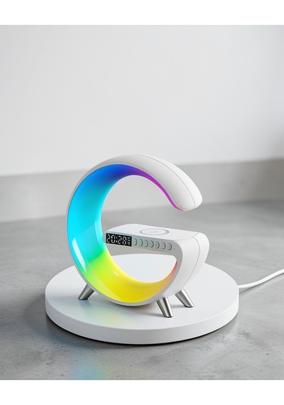 Rgb Atmosfer Lambası Bluetooth Hoparlör Kablosuz Şarjlı Model Uczzzg63hoparlör-2