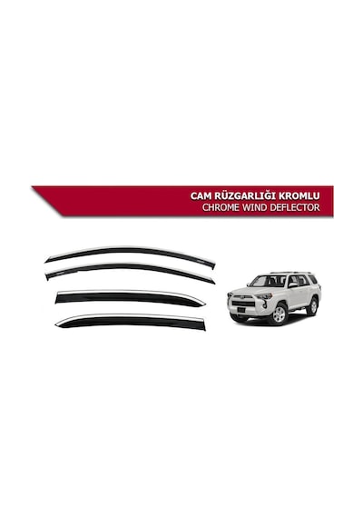 Toyota Uyumlu 4runner Cam Rüzgarlığı Kromlu Niken 2014+