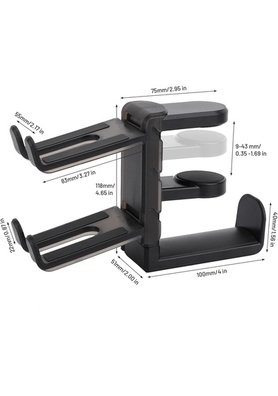 Microcase 2in1 Kulaklık Ve Oyun Kolları İçin Masaya Monte Düzenleyici Tutucu - Al5049