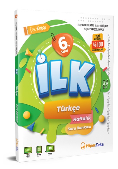 2026 6. Sınıf İlk Türkçe Haftalık Soru Bankası Müge Erkal Deliktaş & Hatice Şahin & Nagihan Saraçoğlu Kapsız
