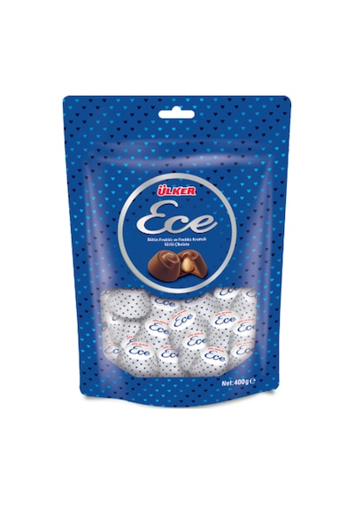 Ülker Ece  İkramlık Bütün Fındıklı Sütlü Çikolata 350 G