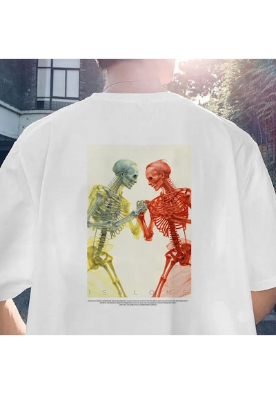 Isalone Serisi No:8 T-shirt - Beyaz