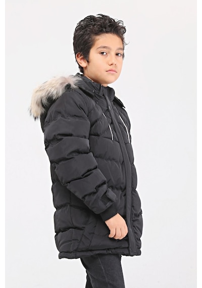 Erkek Çocuk Mont 51237s Siyah