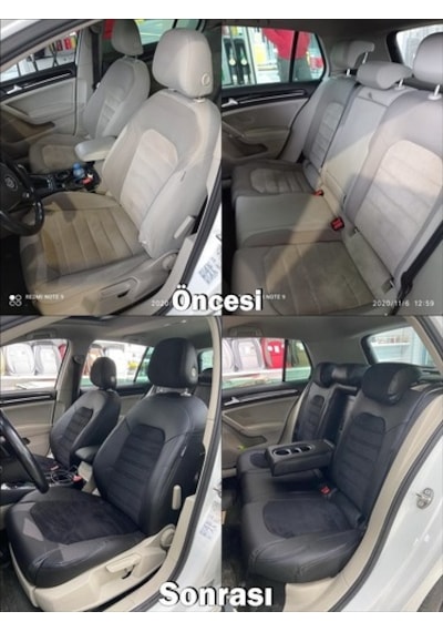 Volkswagen Golf 7 Araca Özel Oto Koltuk Kılıfı (461092393)