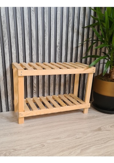 Ahşap Dekoratif Doğal Ahşap 2'li Ayakkabılık, Raf,antre,balkon Düzenleyici Doğal Ahşap Ahşap Dekoratif Doğal Ahşap 2'li Ayakkabılık, Raf,antre,balkon Düzenleyici Doğal Ahşap