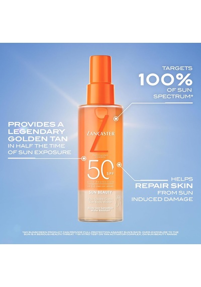 Lancaster Sun Beauty Sun Protective Water, Spf50, 150 Ml Sku: Smg8690010495945 Açık Bej