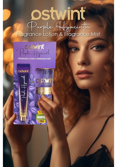 Ostwint Purple Hyacinth Vücut Spreyi 200ml & Vücut Kremi 50ml Set - Mor Sümbül Ve Çiçeksi Parfüm Kok