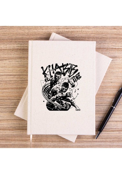 Khabib Nurmagomedov Ufc Classic Çizgisiz Kanvas Defter Krem