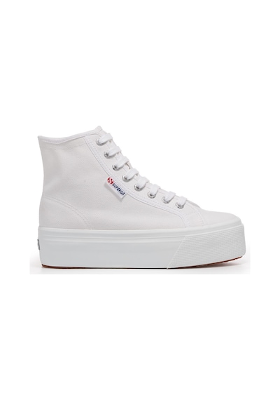 Superga 2708 Hi Top Kadın Beyaz Bilekli Sneaker Beyaz-137