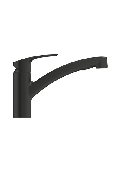 Grohe 303052431 Eurosmart Tek Kumandalı Spiralli Eviye Bataryası Siyah
