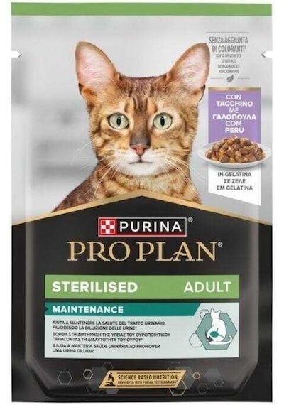 Pro Plan Sterilised Hindi Etli Pouch Yetişkin Kedi Konservesi 85 Gr