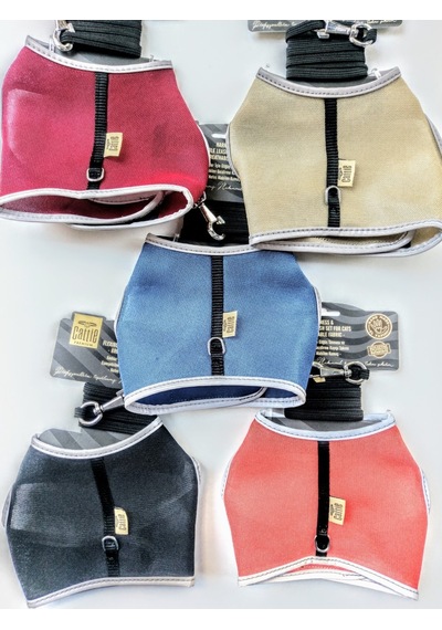 Cattie Havali Kumaş Kedi Göğüs Tasma Takimi 1 x 25-35 CM