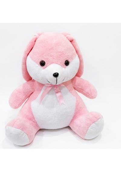 Yumoş Tavşan Büyük Boy Pembe 55 Cm