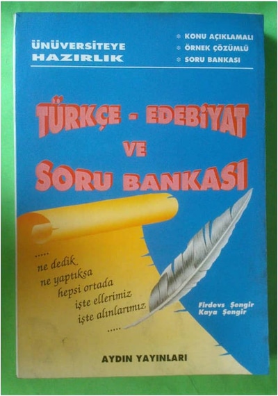 Öss-Öys Türkçe -Ed Konu Anlatım Örnek Soru-Soru 1993 Yılı Basım
