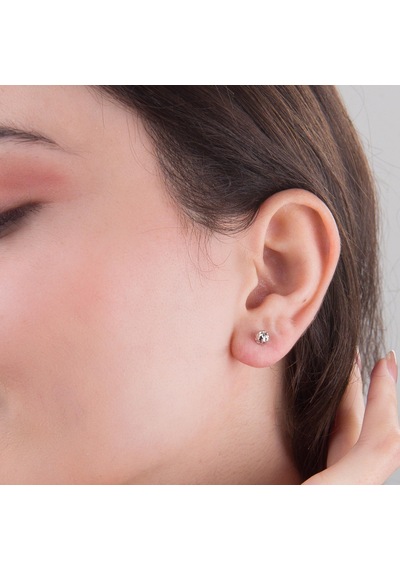 14 Ayar 5 Mm Altın Top Küpe 1,10 Gr-5981 89944481