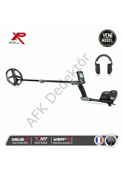 Xp Deus 2 Rc Metal Dedektörü 22 Cm Fmf Başlık + Wsa2xl St Kablosuz Kulaklık Hassas Arama
