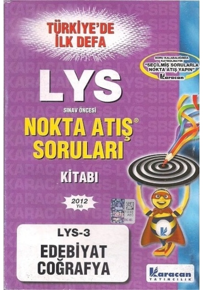 Lys 3 Edebiyat Coğrafya Nokta Atış Karacan Yayınları