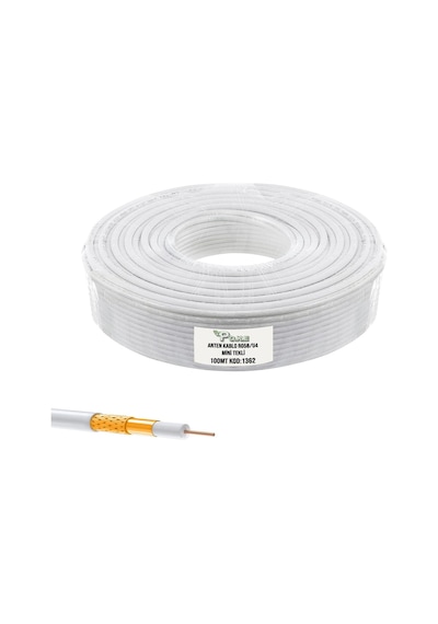 Anten Kablosu Rg58/u4 Mini Gold 100mt Poke Pk-1362