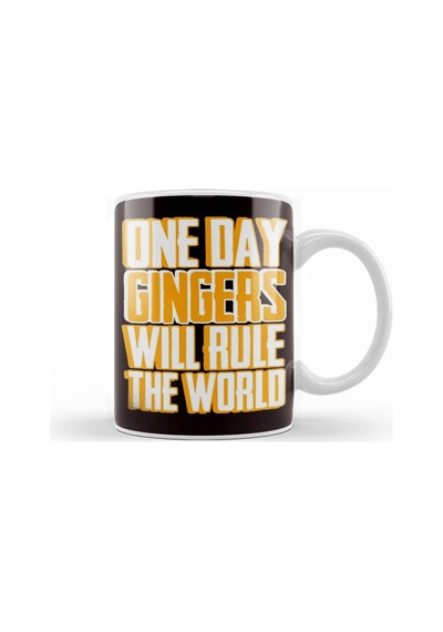 Gingers Will Rule World Redhead Red Orange Haired Kupa Bardak Porselen Karışık