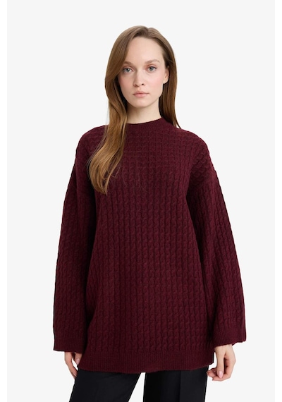 Defacto Regular Fit Triko Tunik G7238ax25cwbn474 Kahve-bn474