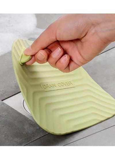 Kare Silikon Gider Kapağı Kötü Koku Önleyici Lavabo Tıpası Banyo, Mutfak Ve Balkon Gri