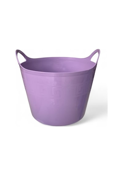 Esnek Plastik Kova 42 Litre Oyuncak Ve Çamaşır Sepeti - Mor