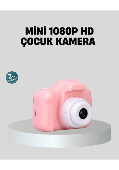 Mini Dijital Çocuk Kamerası 8mp Hd Ekranlı 1080p Video Ve Şarjlı Çok Renkli