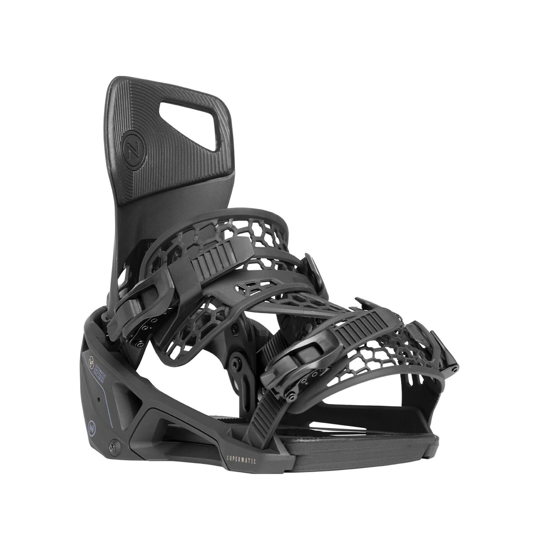Nidecker Ni Decker Supermatic Unisex Siyah Snowboard Bağlaması 10011 Siyah