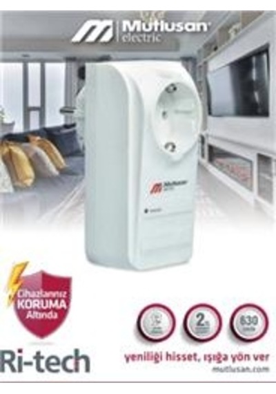 Mutlusan Tekli Şok Korumalı Priz 001 888 100004 00 00