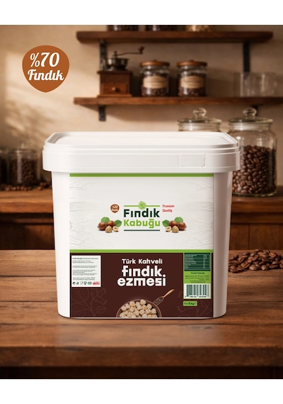 Fındık Kabuğu Türk Kahveli %70 Fındıklı Ezme 5 Kg