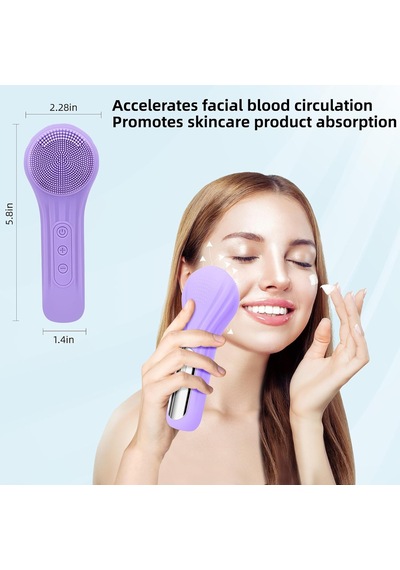Tr Dochic Temizleme Ve Peeling İçin Yüz Fırçaları,su Geçirmez Ve Şarj Edilebilir Silikon Yüz Scrubber Exfoliator