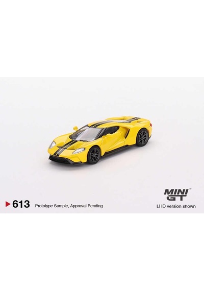 Mini Gt Ford Gt Triple Yellow - 613