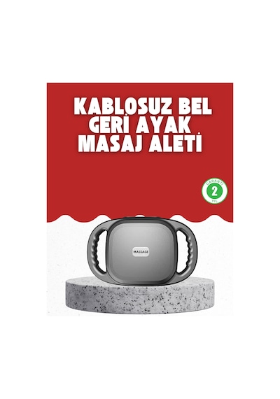 Fonksiyonlu Şarjlı Masaj Aleti 6 Başlık 2000 Mah Ergonomik Gövde Çok Renkli