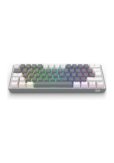 Redragon K616 Fizz Pro Rgb Red Switch Kablosuz Gri / Beyaz Ckckrdr0020