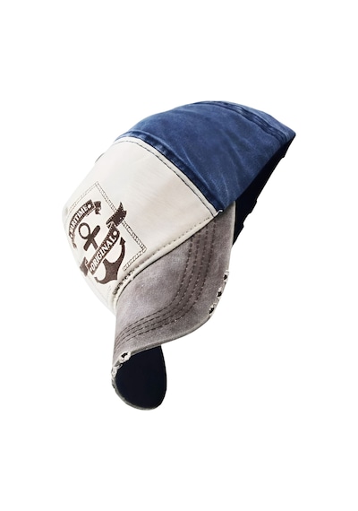 Tezzgelsin Unisex Pamuklu Maritime Orginal Eskitme Kep Şapka Füme Lacivert