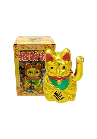 Maneki Neko El Sallayan Şans Kedisi Pilli No.3 Alk2933