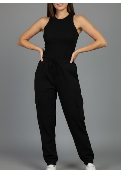 Mitodo.com Yazlık İnce Polim Kumaş Lastikli Kargo Pantolon - Sportif Ve Konforlu Günlük Tasarım Siyah Mitodo.com Yazlık İnce Polim Kumaş Lastikli Kargo Pantolon - Sportif Ve Konforlu Günlük Tasarım Siyah