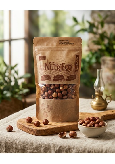 Nutrieco Çiğ İç Fındık 1. Sınıf Naturel 13-15 Mm İri Boy Yeni Hasat 1000gr 1 KG