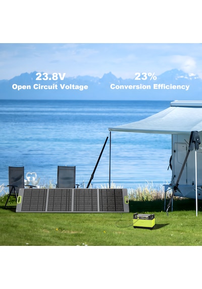 Cepini 200W Katlanabilir Güneş Paneli - Monokristal %23 Yüksek Verim - Profesyonel Güç İstasyonları İçin XT60 ve MC4 Çıkışlı Taşınabilir Solar Panel