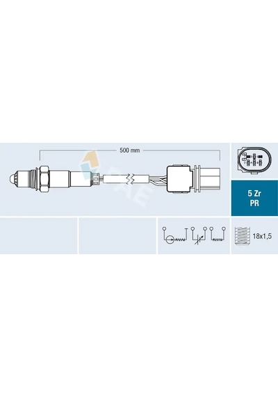 Hyundai Getz Oksijen Sensoru 1.5 Crdi 2005-2011 D4fa Fae 75087