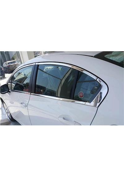 Honda Civic Fb7 2012-2015 Cam Çıtası Çerçevesi Kromu Nikelajı Kom