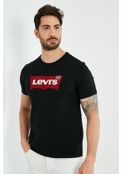 Levi's Erkek Siyah Logolu T-shirt - 17783-0311 001