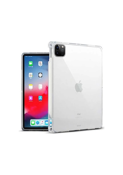 Ally Apple iPad Pro 11-inch 2021 - 2020 - 2018 Kalem Yerli Şeffaf Silikon Kılıf- 5775