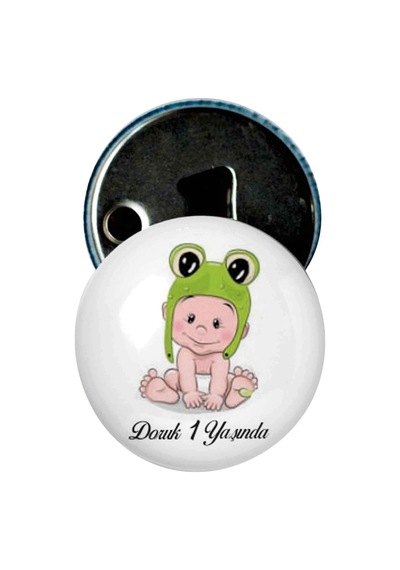 Famous Bebek Şekeri Magnet Bebek Mevlüt Hediyelik Isimli Kapak Açacak  (434856112)