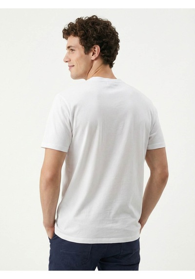 Loft Regular Fit Beyaz Erkek T-shirt Lf2042953