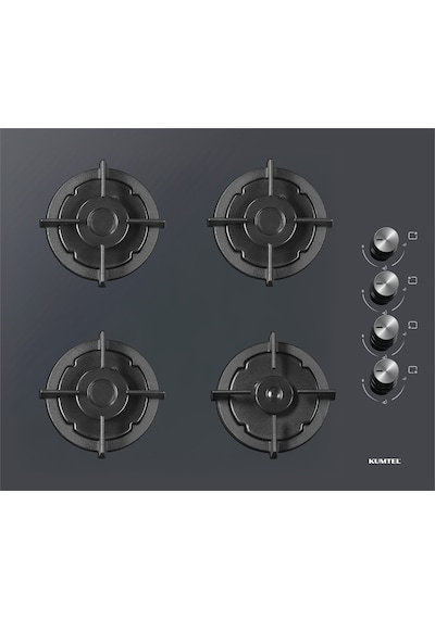 Kumtel Digital Plus B66-SF3(DDT) + KO-40 TAHDF + DA6-835 15 Programlı Gri Ankastre Set