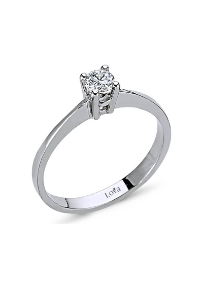 Lova 0,21 Karat Pırlanta Tektaş Yüzük - 1040039