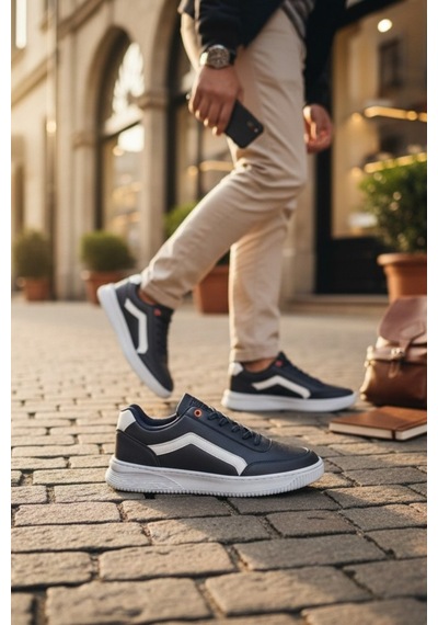 Enoch Erkek Lacivert Günlük Spor Ayakkabı Kalın Tabanlı Sneaker Yan Şeritli Ve Renkli Kapsül Detaylı 2332 Lacı Enoch Erkek Lacivert Günlük Spor Ayakkabı Kalın Tabanlı Sneaker Yan Şeritli Ve Renkli Kapsül Detaylı 2332 Lacı