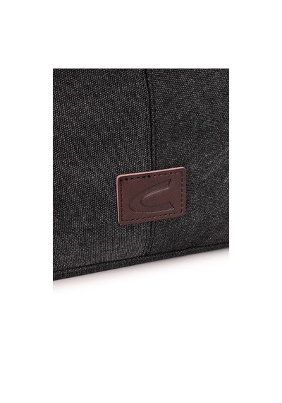Hüvendo Cactive Kanvas Su Geçirmez Kumaş Uzun Askılı Laptop Bölmeli Unisex Postacı Çantası Siyah Siyah
