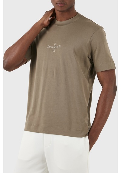 Emporio Armani Erkek T Shirt 3d1th3 1jocz 04b5 Haki